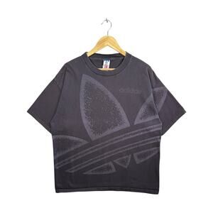 Vintage Adidas Trefoil Logo Print T-Shirt Large
